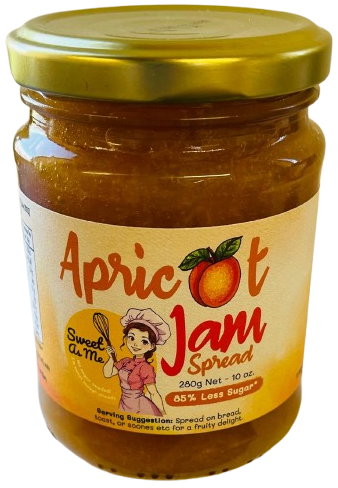 Sweet As Me Apricot jam spread jar, 280g