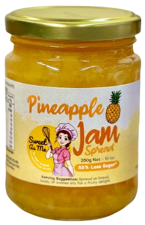 Sweet As Me Pineapple jam spread jar, 280g